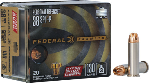 FEDERAL PREMIUM 38SPCL+P 130GR