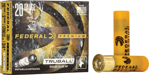 FEDERAL TRUBALL SLUG 20GA 3"