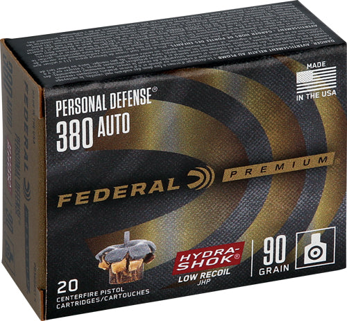FEDERAL PREMIUM .380ACP 90GR