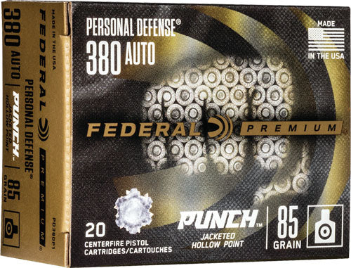 FEDERAL PUNCH 380ACP 85GR