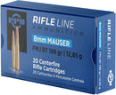 PPU AMMO 8X57MM MAUSER