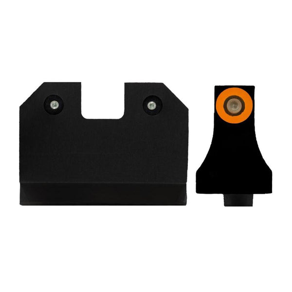 XS Sight R3D Night Sights Orange - Glock Suppressor 17 19 22-24 26 27 31-36