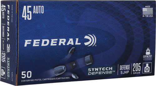 FEDERAL .45ACP 205GR SYNTHETIC