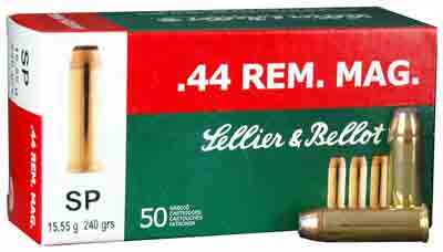 S&B AMMO .44 REM. MAGNUM