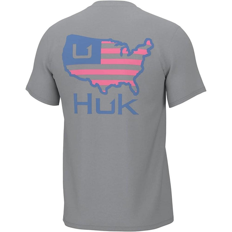 AMERICAN HUK TEE HARBOR MIST M