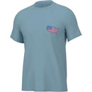 AMERICAN HUK TEE CRYSTAL BLUE XL