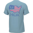 AMERICAN HUK TEE CRYSTAL BLUE XL