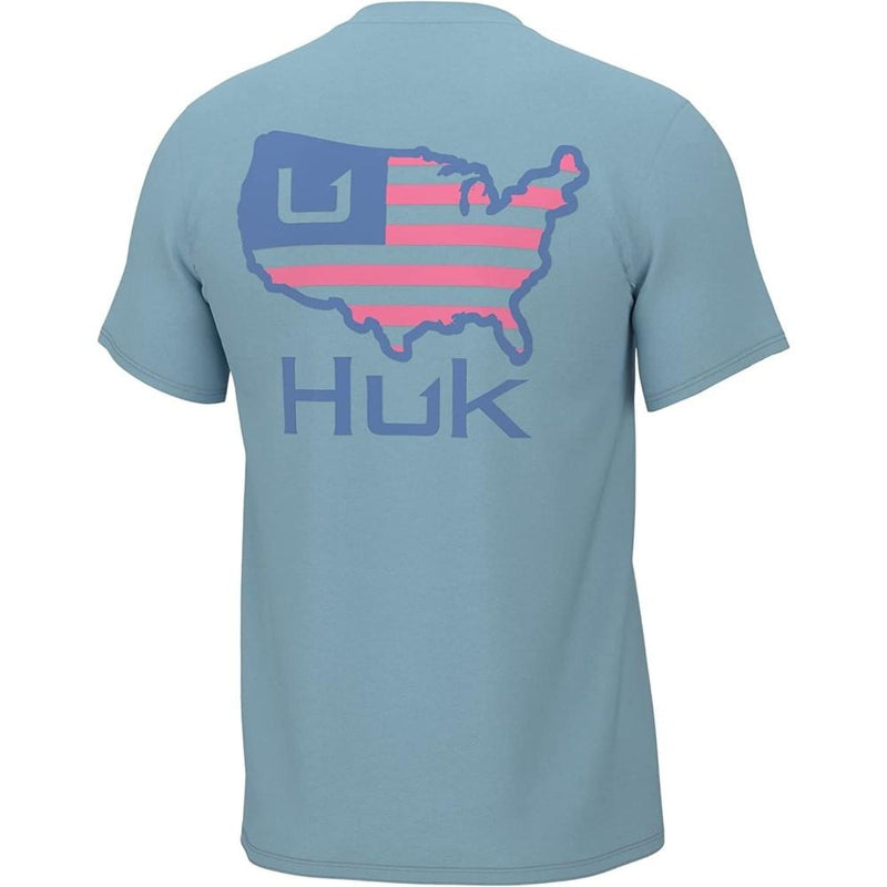 AMERICAN HUK TEE CRYSTAL BLUE XXL