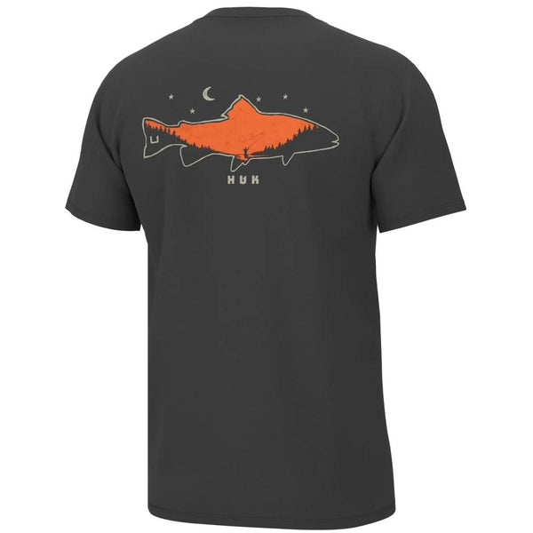 MOON TROUT GRAPHIC TEE VOLCANIC ASH XL