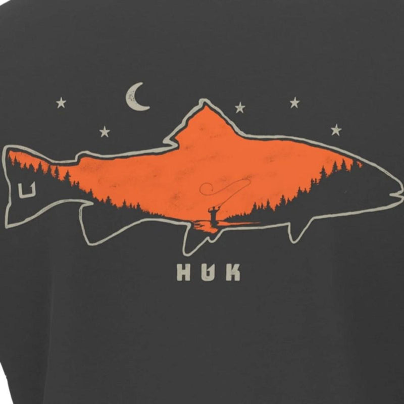 MOON TROUT GRAPHIC TEE VOLCANIC ASH XL