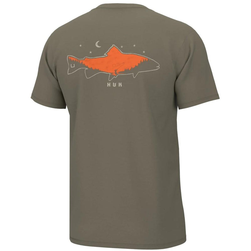 MOON TROUT GRAPHIC TEE OVERLAND XL