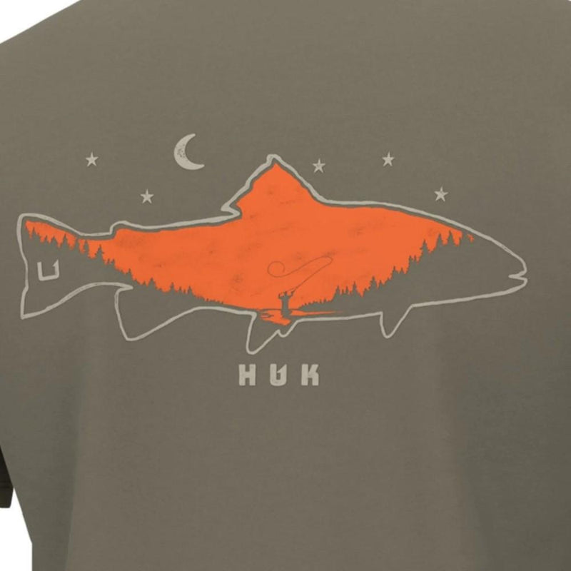 MOON TROUT GRAPHIC TEE OVERLAND XL