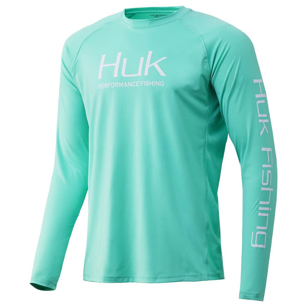 Huk Pursuit Vented LS Electric Green S