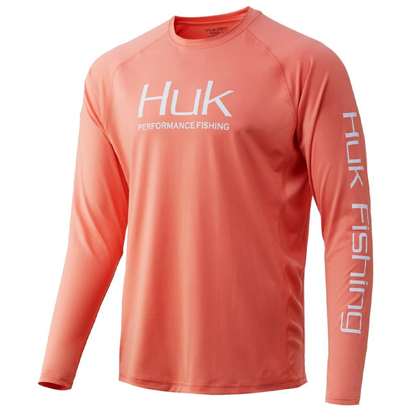 Huk Pursuit Vented LS Fusion Coral S