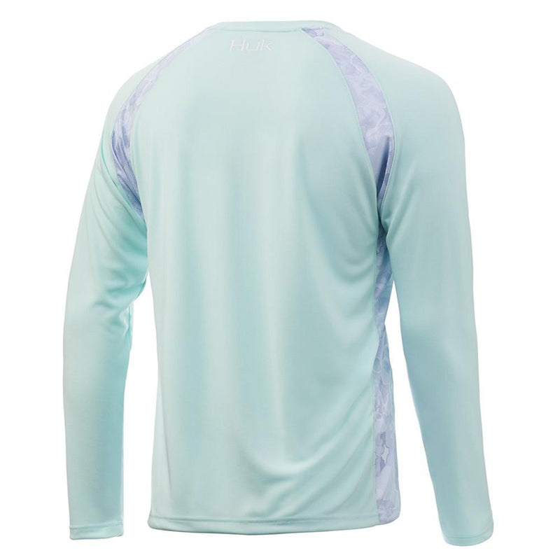 Huk Strike Solid LS Ice Blue XL