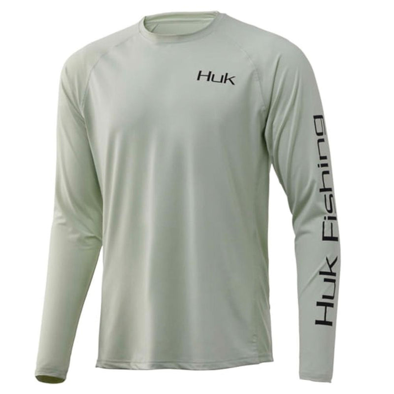 Huk Bass Pursuit Performance Knits Fog Green Mens S