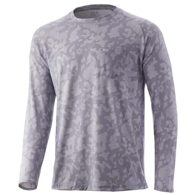 WAYPOINT RUNNING LAKES LS OVERCAST GREY M