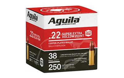 Aguila .22 LR HV HP 38 GR 250/PACK