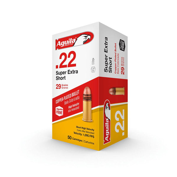 Aguila .22 SHORT HV SP 29 GR 50/RD