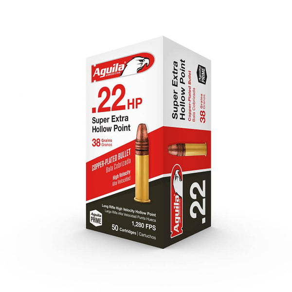 Aguila .22 LR HV HP 38 GR 50/RD