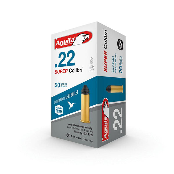 Aguila .22 SUPER COLIBRI 20 GR 50/RD