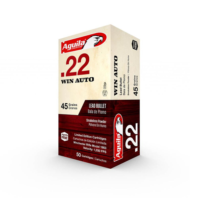 Aguila .22 WIN AUTO 45 GR 50/RD