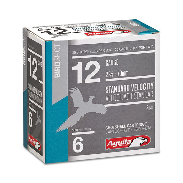 Aguila 12ga 2-3/4 1-1/8oz 1200fps #6 25/RD