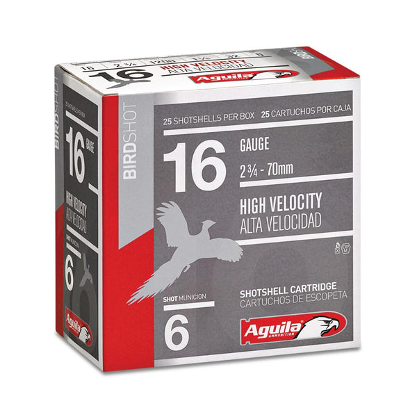 Aguila 16ga 2-3/4 1-1/8oz 1240fps #6 25/RD