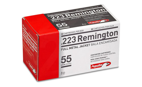 Aguila .223 REM FMJ 55 GR 50/RD