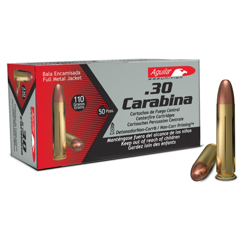 Aguila .30 CARBINE FMJ 110 GR 50/RD