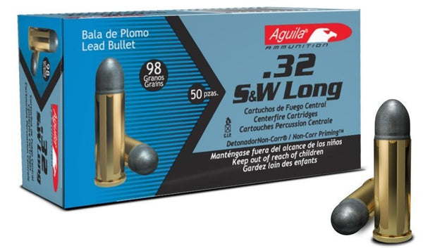 Aguila .32 S&W LONG FMJ 98 GR 50/RD