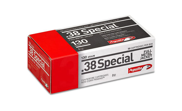 Aguila .38 SPL FMJ 130 GR 50/RD