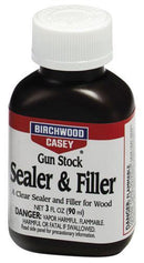 BIRCHWOOD CASEY GUN STOCK CLEAR SEALER & FILLER 3OZ