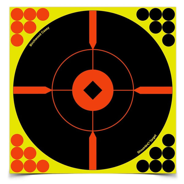 SHOOT-N-C 12in CROSSHAIR BULLS-EYE TARGET - 100 SHEET PACK