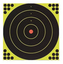 BIRCHWOOD CASEY SHOOT-N-C 12" BULL'S-EYE TARGET - 12-PK