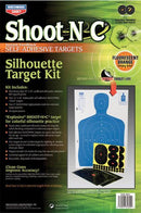 BIRCHWOOD CASEY SHOOT-N-C 12" X 18" SILHOUETTE KIT 2-12" X 18" 2-9" 6-4"