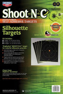 BIRCHWOOD CASEY SHOOT-N-C 12" X 18" OVAL SILHOUETTE TARGET - 5-PK