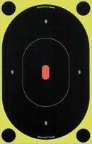 SHOOT-N-C 7" OVAL SILHOUETTE TARGET - 60-PK