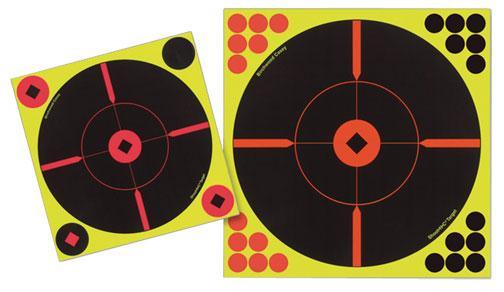 SHOOT-N-C 8" CROSSHAIR BULL'S-EYE TARGET - 6-PK