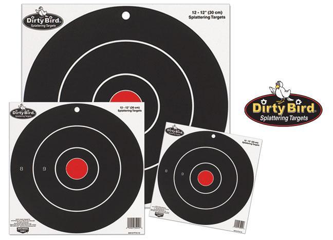 DIRTY BIRD 17.25" BULL'S-EYE TARGET - 5-PK