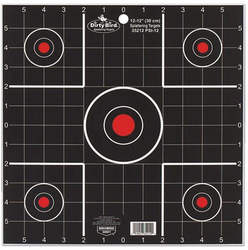 DIRTY BIRD 12" SIGHT-IN TARGET - 12-PK