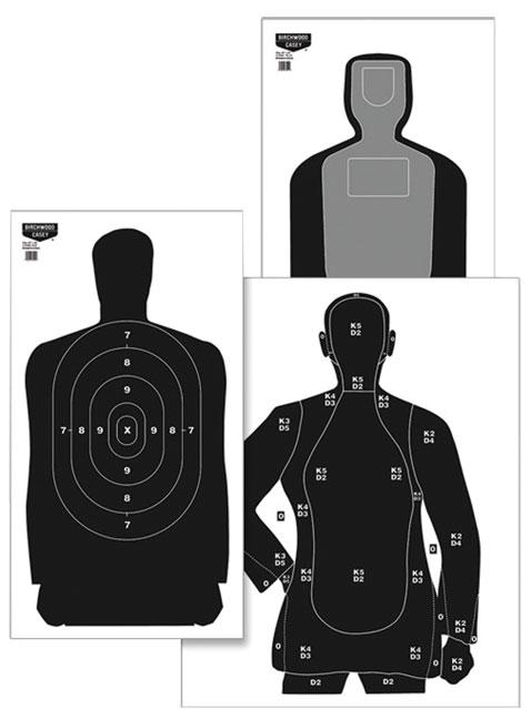 TQ-19 Silhouette 24X42 Paper 100 Targets