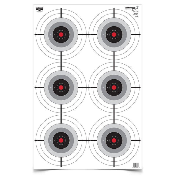 EZE-SCORER 23" X 35" MULTIPLE BULL'S-EYE - 5 PAPER PK (FOLDED)