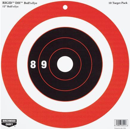 RIGID 12" BULL'S-EYE DH TARGET - 10-PK