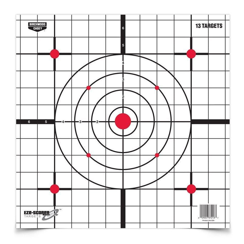 EZE-SCORER 12" SIGHT-IN PAPER TARGET - 13-PK