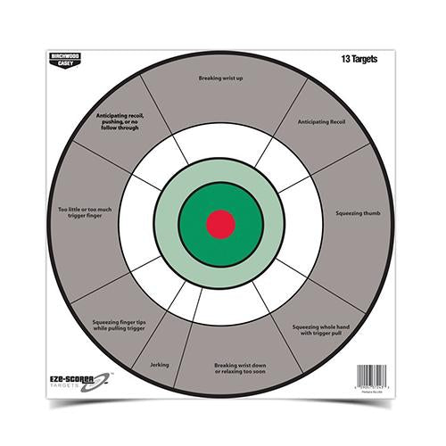 EZE-SCORER 12" HANDGUN TRAINER TARGET - 13-PK