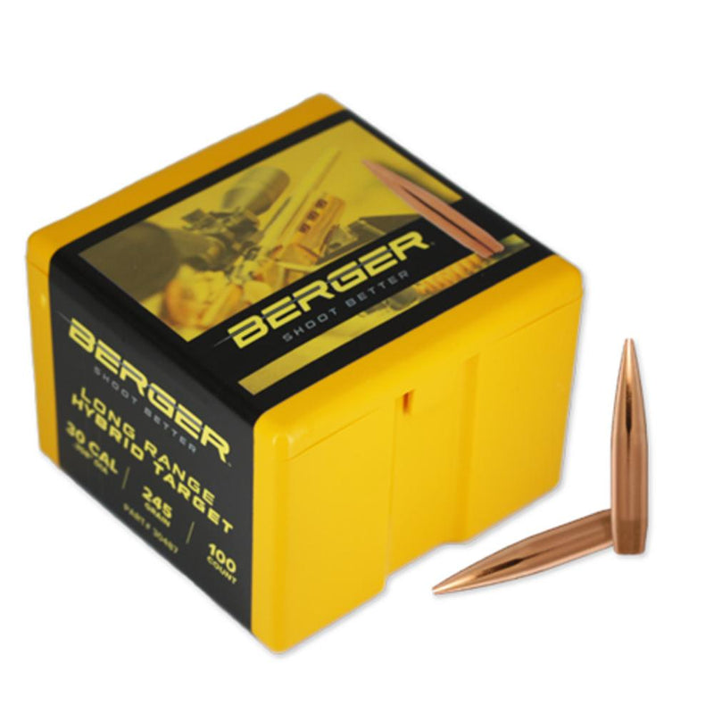 Berger 30 cal 245 gr LR Hybrid Target 100rd