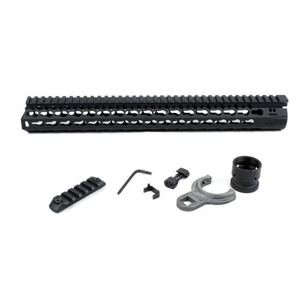 BCMGUNFIGHTER KEYMOD RAIL 5.56 15IN BLK