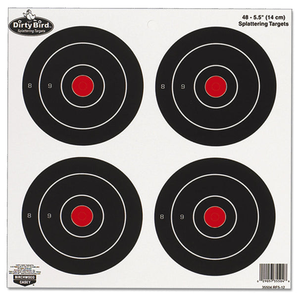 RF512 DRTY BRD 5.5IN RND TGT 12PK