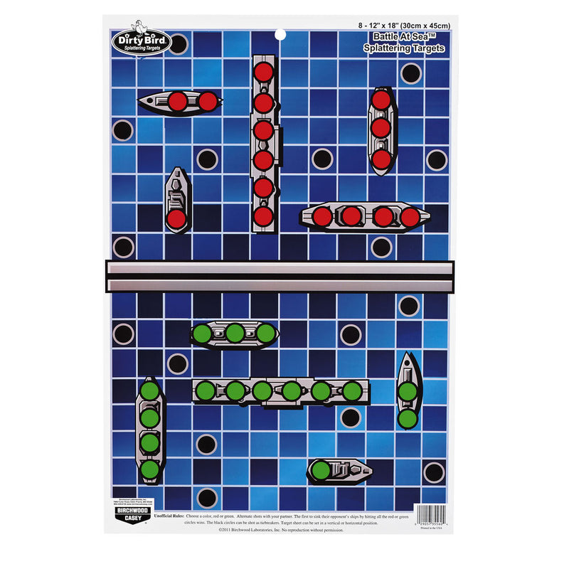 DIRTY BIRD 12X18IN BATTLE AT SEA 8PK